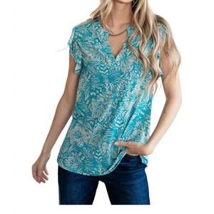 NEW SHOPIN IN LA don't overthink it floral top in blue